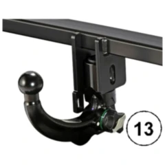 Zugvorrichtung mit 13P Kabelsatz für Anhänger