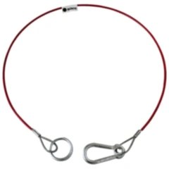 Abreissseil 1370 mm mit Haken und Ring für Motorräder