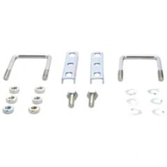 Klemmschelle 60 mm eckig verzinkt für Klemmhalter 48 mm