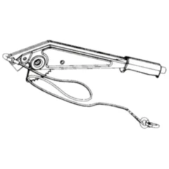 Handbremshebel ohne Federspeicher für AL-KO Auflaufeinrichtungen