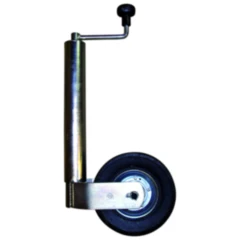 Stützrad 60 mm für Motorrad mit Vollgummi Stahlrad