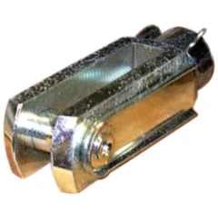 Gabelkopf M10 mit ES-Bolzen – Verzinkt für Motorrad