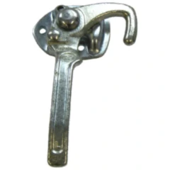 Winkelverschluss verzinkt links mit Druckknopfsicherung