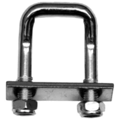 U-Bügel 150° mit Platte und Muttern