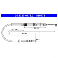 Bremsseil für Motorräder ID 3411573