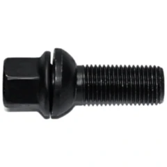 Radschraube M14 mit beweglichem Kugelbund 17 schwarz