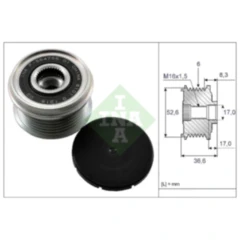 Lichtmaschine FREILAUF ID für Motorräder