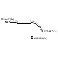 Schalldämpfer MI bis 1220