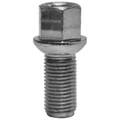 Radschraube M14 x 1.5 x 27 Kugelbund 17 silber für Motorräder