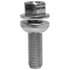 Radschraube M14X1.5X35 Kugelbund 19 silber für Motorräder