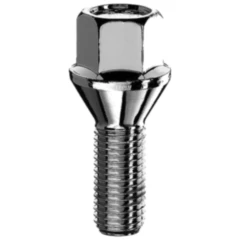 Radschraube M12x1.5x22 Kegelbund 17 silber für Motorräder