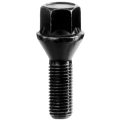 Radschraube M14X1.25X28 KE17 schwarz für Motorräder