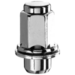 Radmutter M12 x 1.5 Flachbund 21 silber für Leichtmetallfelgen