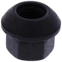 Radmutter M12 x 1.5 Kugelbund 19 schwarz für Motorräder