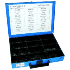 O-Ring Sortiment 25-42mm - 140-teiliges Set in Stahlbox