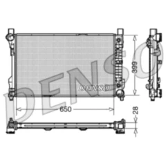 Kühler ID Alternative 8649700 für Motorräder