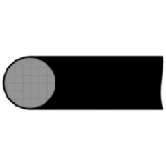 Kunststoff Rohrstück 8 mm x 50 mm – Packung mit 5 Stück