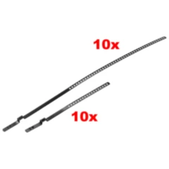 Lochbandklemmen-Set für PKW und leichte Nutzfahrzeuge 25-50 mm, 20 Stück