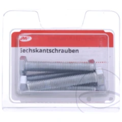 JMP Sechskantschraube verzinkt 8.8 M8X50 Packung 5 Stück