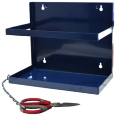 DISPLAY FÜR SCHRUMPFSCHLAUCHBOXEN LEER BLAU