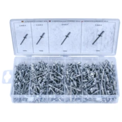 Blindniet Sortiment für Motorräder 400-teilig