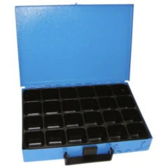 Sortimentskasten 24 Fächer leer für Blechbox
