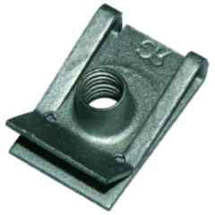 Blechmutter M6 galvanisch verzinkt, Packung mit 25 Stück