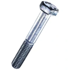 Sechskantschraube M12 x 80 DIN 931 verzinkt - Packung mit 25 Stück