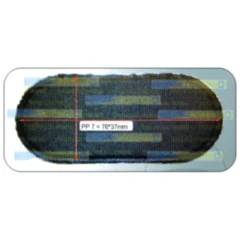 Schlauchflicken oval 76X37MM für Motorräder