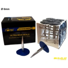 Reifenreparaturset 6 mm mit Metallhülse – 24 Stück