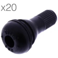 Gummiventil TR412 11,3 mm für Pkw und Motorrad - Packung 20 Stück