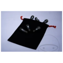 Radbolzen Beutel 50 Stück M Zugband schwarz 15X20 cm