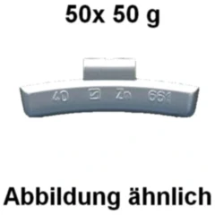 Zink-Schlaggewichte 50GR für Alufelgen japanischer Fahrzeuge