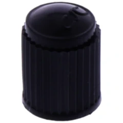 Ventilkappe schwarz Kunststoff 100 Stück