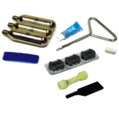 Reparatur- und Luftfüllset für schlauchlose Motorräder