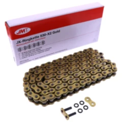 JMT X - Ringkette offen M Niet 530X2 gold 100 passend für: Honda CB, FT