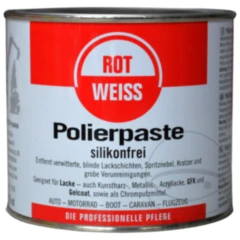 ROT-WEISS Polierpaste für Lackpflege 750 ml