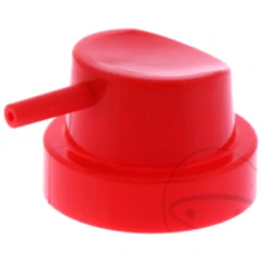 JMC Sprühkopf/Nozzle für Sprühdosen in rot mit Sprühröhrchen