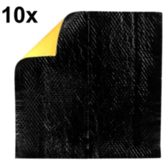 Schalldämpfmatten 50x50 cm für Motorräder