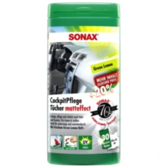COCKPITPFLEGE WIPES SONAX MATTEFFECT GREENLEMON