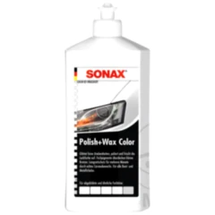 SONAX Polish & Wax Color 500 ml NANO WEISS für Fahrzeuge