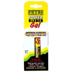 PETEC Power Kleber Gel für verschiedene Materialien 20g
