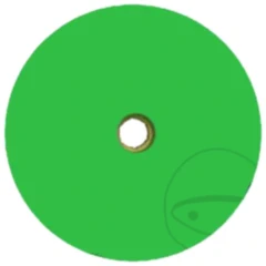 Polierscheibe 150 mm grün Quick Connect