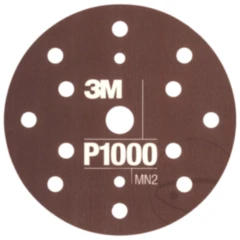 Schleifscheibe 15 Loch K1000 3M 150 mm Flexible BRA Hookit