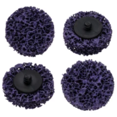 Reinigungsscheiben Satz 4 Stück 50 mm lila für 6560425