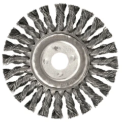 Rundbürste gezopft 115 mm für Winkelschleifer