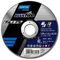 Trennscheibe 76X1X6.35 gerade Metall Norton Blue Fire