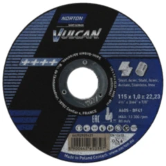 Trennscheibe 115x1.0 Metall - NORTON VULCAN Alternative