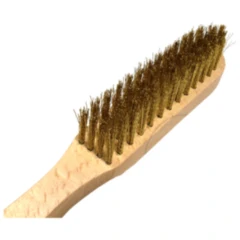Messing-Bürste 4-reihig für präzise Reinheit