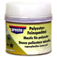 2K Feinspachtel für Feinarbeiten in weiß, 1000G POLY mit PRESTOFLEX Härter